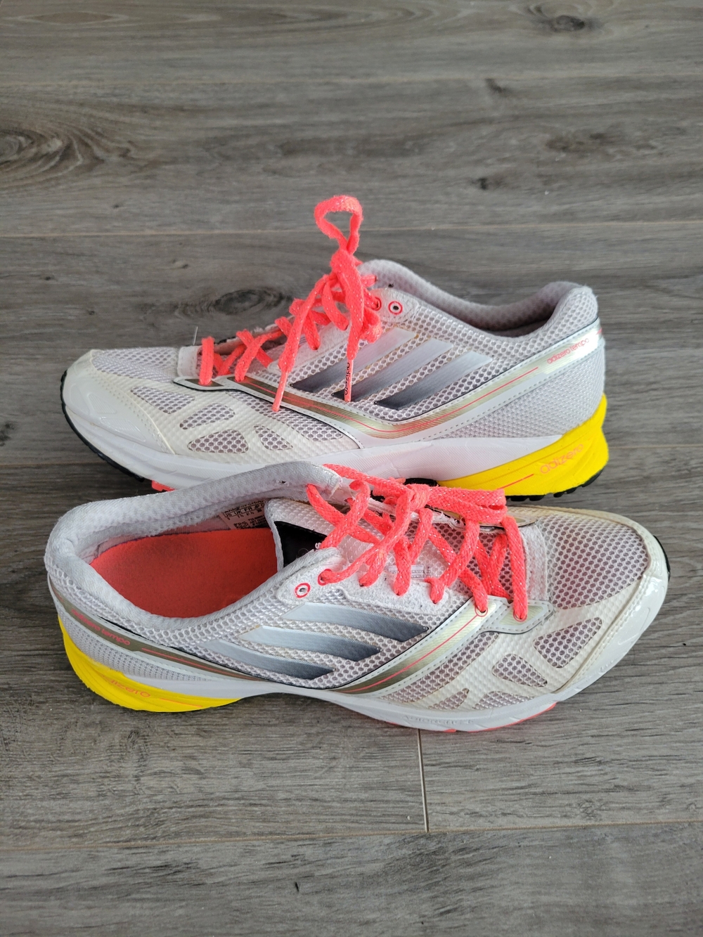 Adidas Adizero Tempo running shoes Size 9